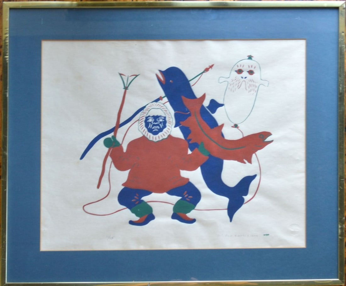 INUIT SERIGRAPH THOMASSEE ECHALOOK SIGNED (1 of 11)