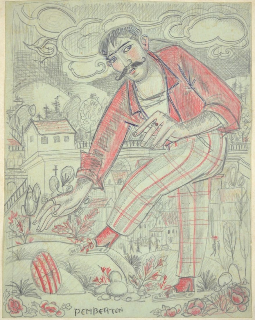 PEMBERTON DRAWING SIGNED (1 of 6)