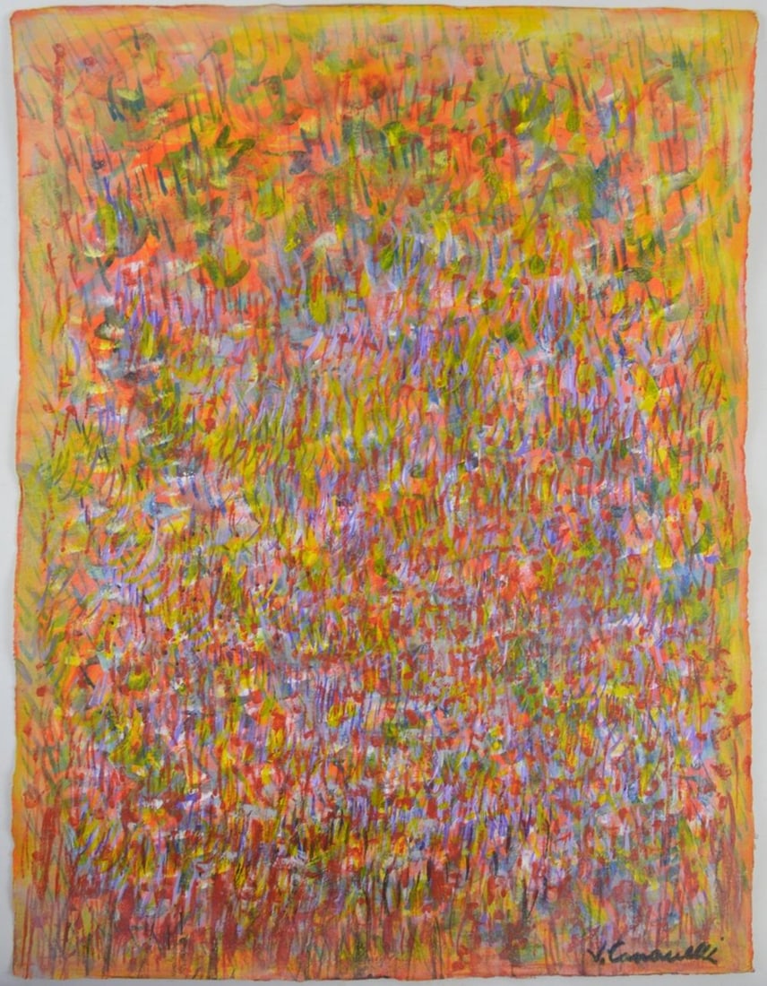 VICTOR CASSANELLI MODERN ABSTRACT PAINTING SIGNED (1 of 6)