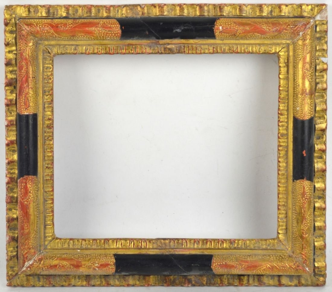 FINE ANTIQUE CARVED & GILT BAROQUE PAINTING FRAME (1 of 6)