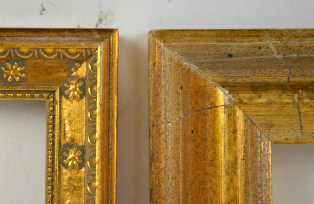 3 FINE VINTAGE PAINTING FRAMES 2 GILT (1 of 7)
