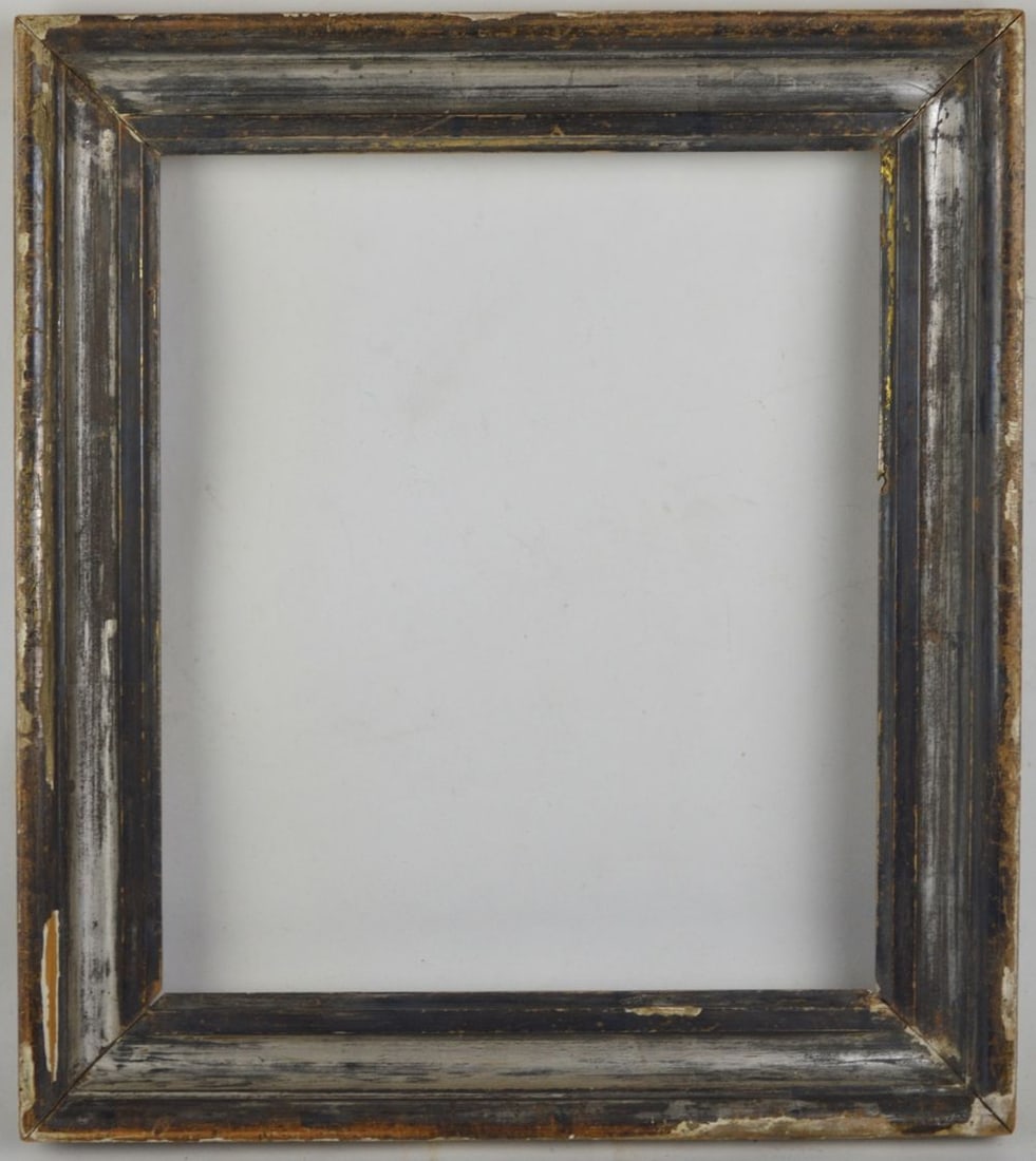 ANTIQUE SILVER GILT PAINTING FRAME (1 of 5)