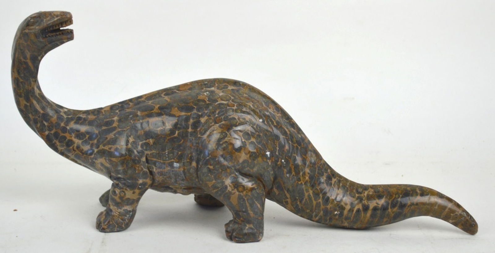 CARVED STONE DINOSAUR SCULPTURE (1 of 5)