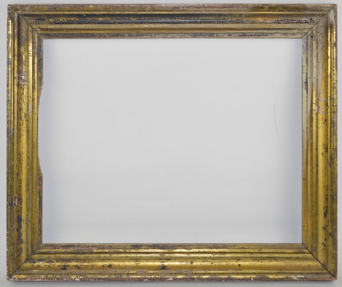 ANTIQUE LEMON GOLD GILT PAINTING FRAME (1 of 6)