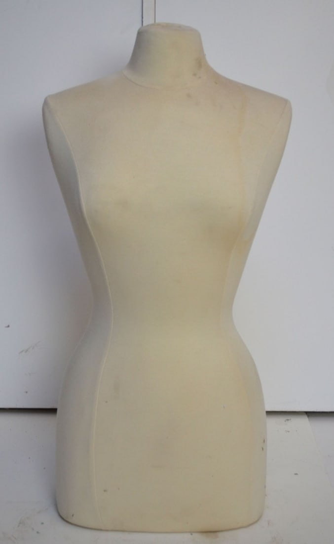 ROCKETTES DRESS MANNEQUINN: Dress mannequin used for the production of Rockettes (Radio City Music Hall) video girl costumes. Measures: H 30", W 15", D 10" Provenance: Property of a well know film/Broadway/TV prop production hou