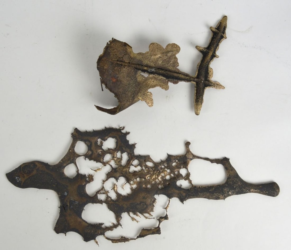 DICK POLICH BRONZE SPLATTER SCULPTURES (1 of 5)