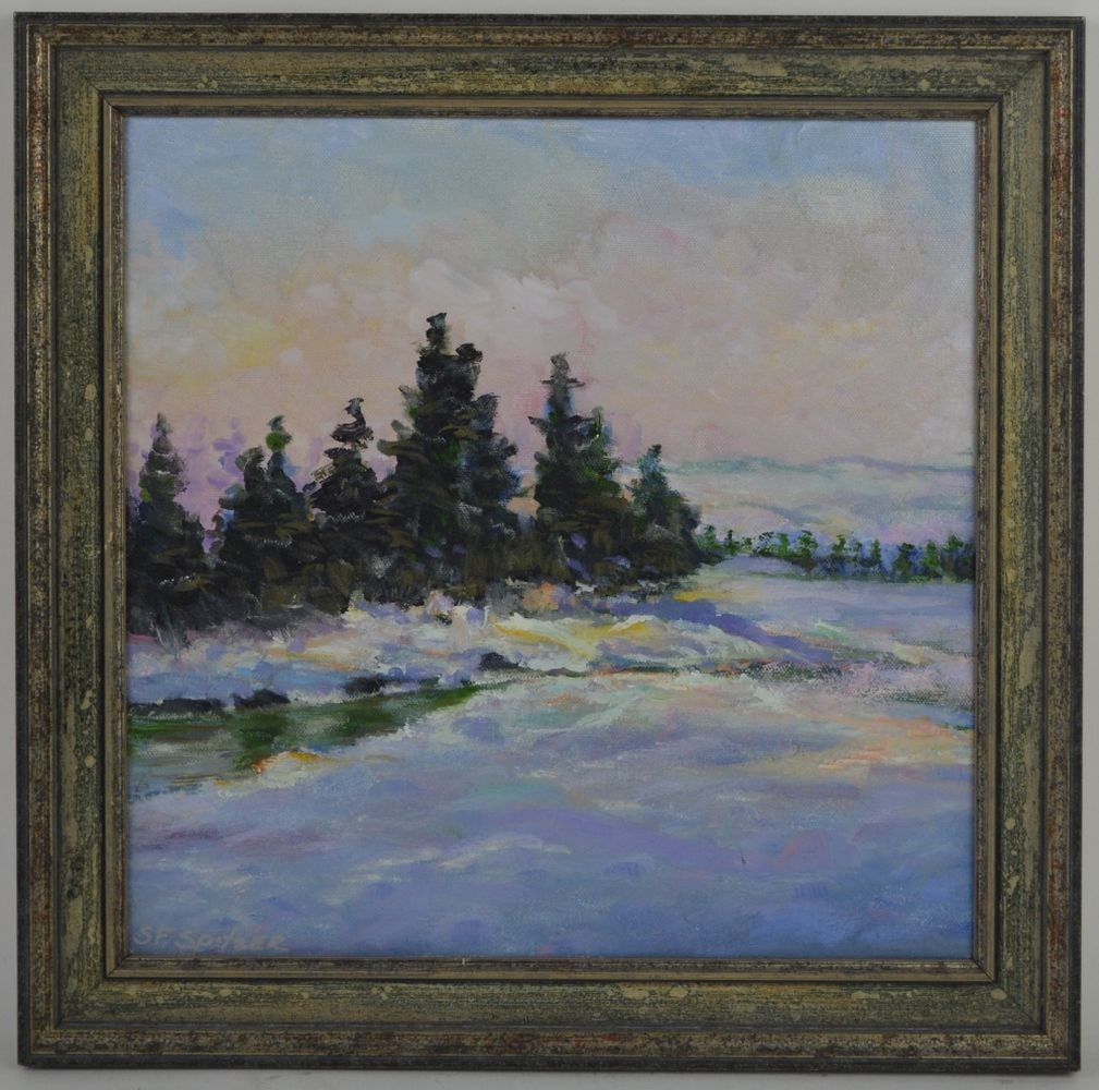 WALLKILL RIVER SCHOOL LANDSCAPE PAINTING (1 of 5)