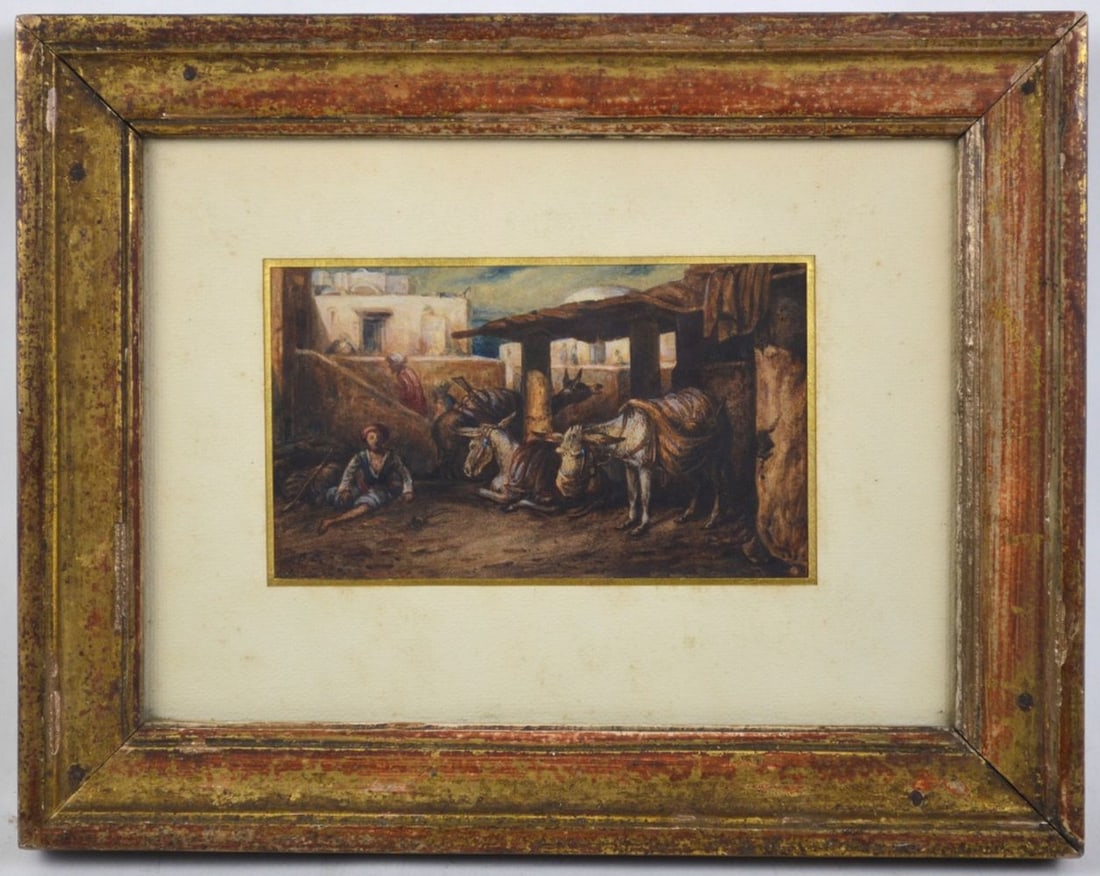 OLD MASTER STYLE PAINTING IN ANTIQUE FRAME (1 of 10)