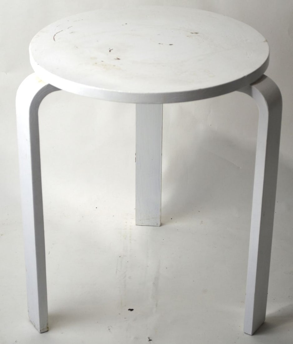 MID CENTURY MODERN BENTWOOD STACKING STOOL (1 of 4)
