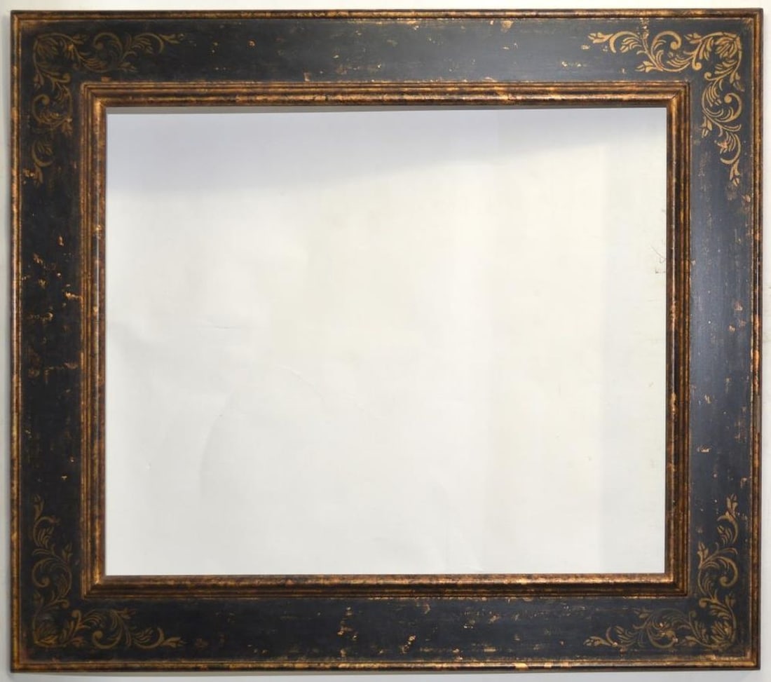 CASSETTA & GOLD SCRAFFITO PAINTING FRAME (1 of 4)