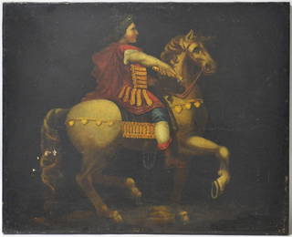 OLD MASTER ROMANESQUE CAVALRY PAINTING