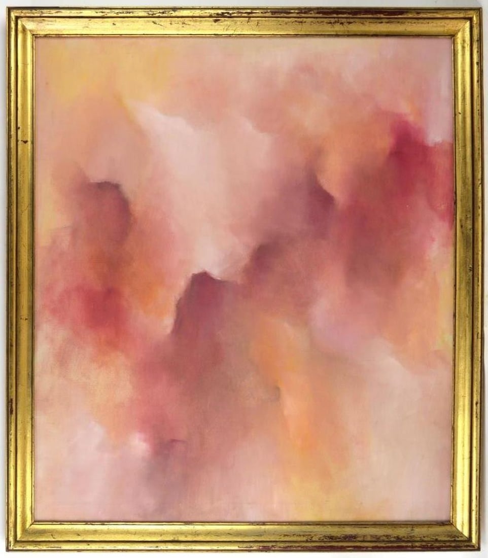 MODERN ABSTRACT PAINTING SIGNED (1 of 5)