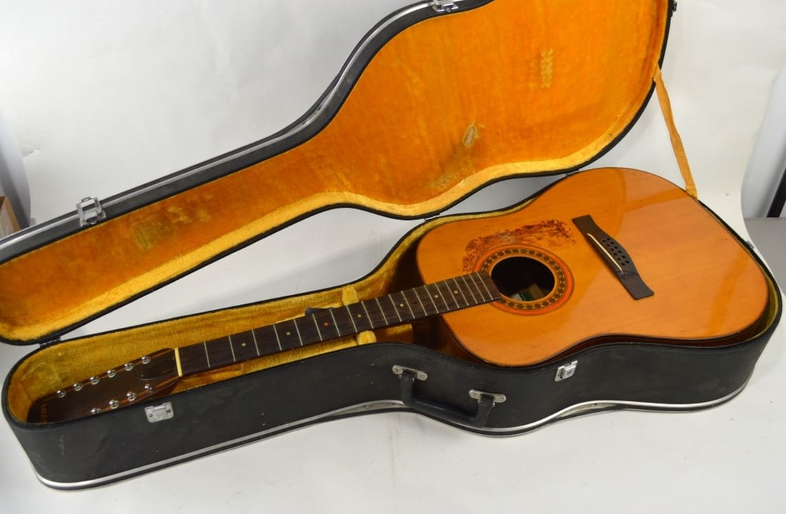 GIANNINI 12 STRING ACOUSTIC GUITAR W CASE (1 of 7)