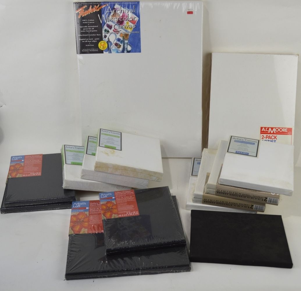 LARGE LOT ARTIST PAINTING SUPPLIES (1 of 4)