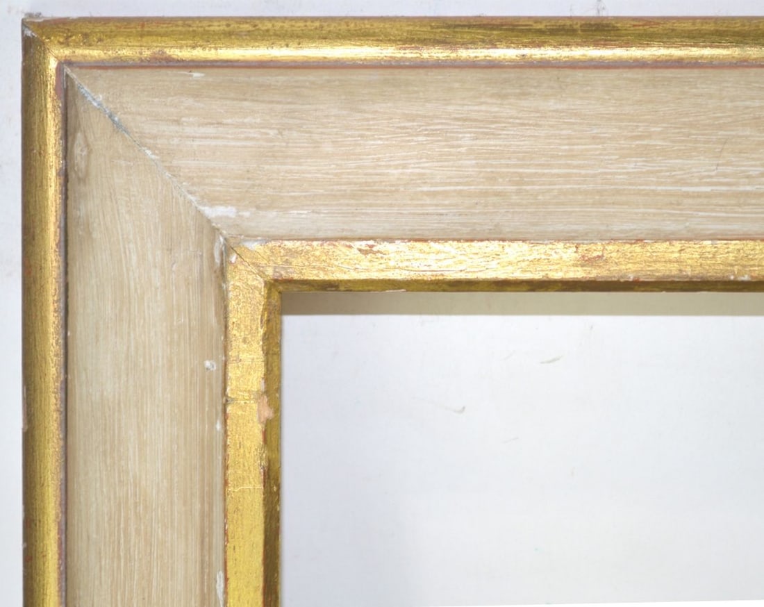 VINTAGE CASSETTA PAINTING FRAME W GILT EDGE (1 of 5)