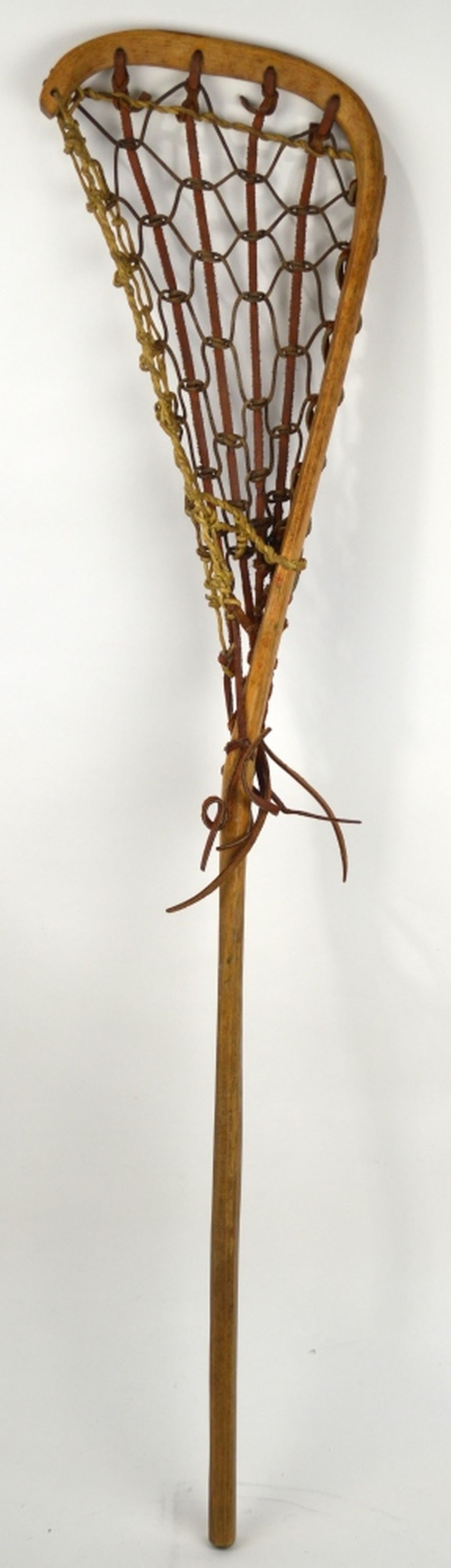 VINTAGE / ANTIQUE  HAND MADE LACROSSE STICK (1 of 4)