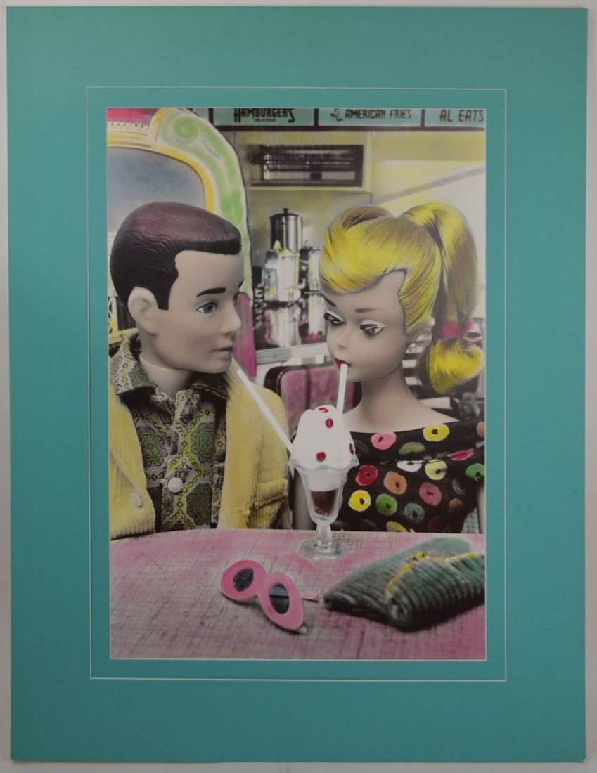 KEN & BARBIE VINTAGE PHOTOGRAPHIC PRINT (1 of 5)