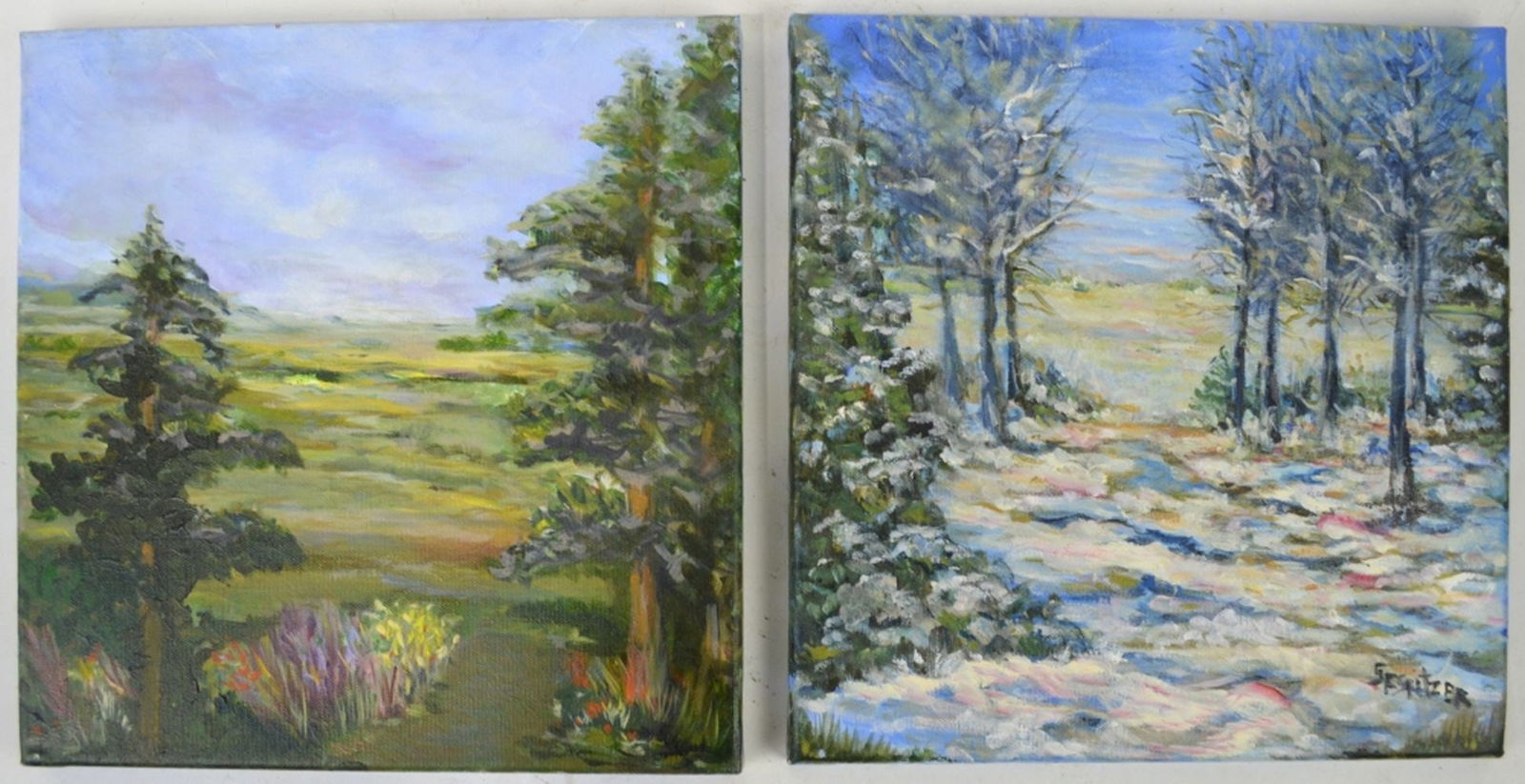 AMERICAN IMPRESSIONIST LANDSCAPE PAINTINGS (1 of 5)