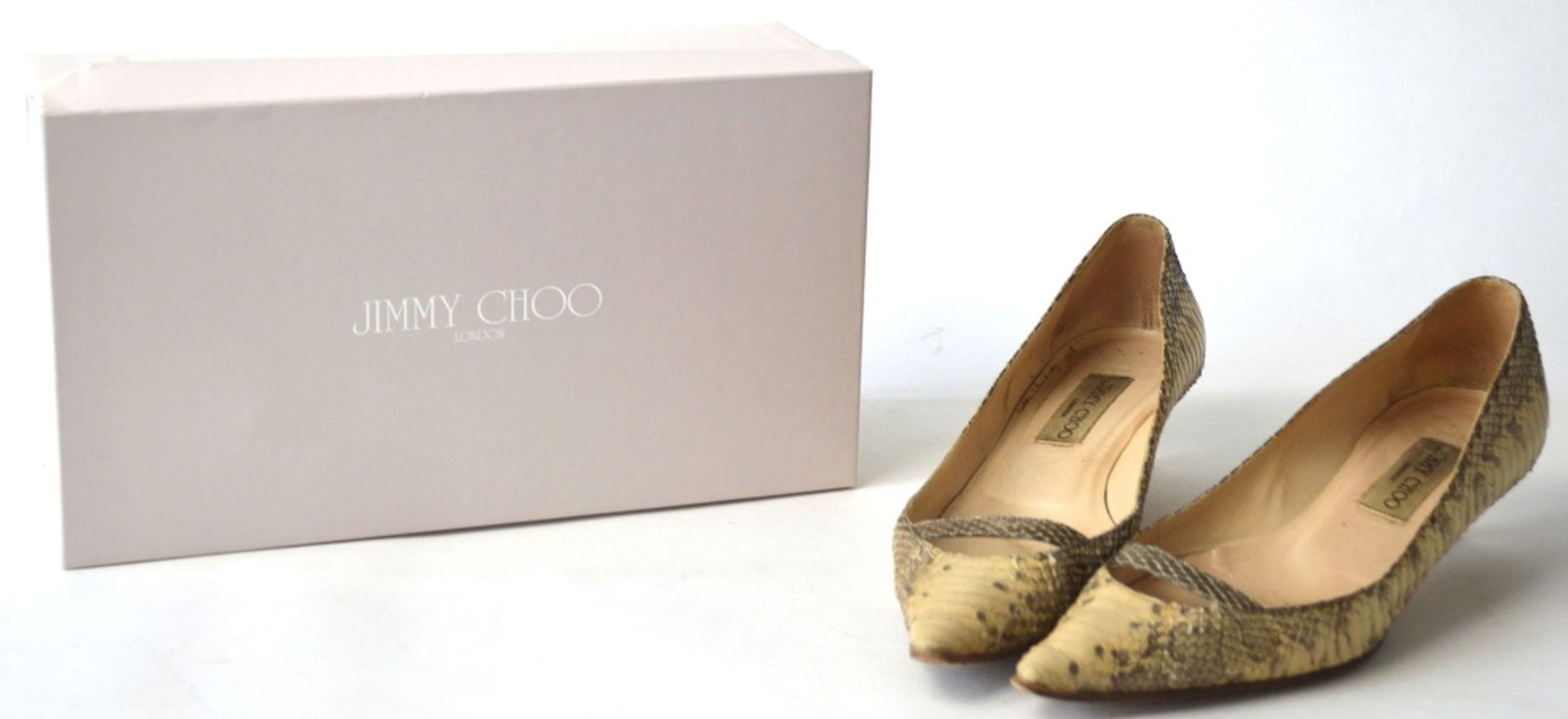 JIMMY CHOO WATERSNAKE SKIN WOMENS SHOES (1 of 5)