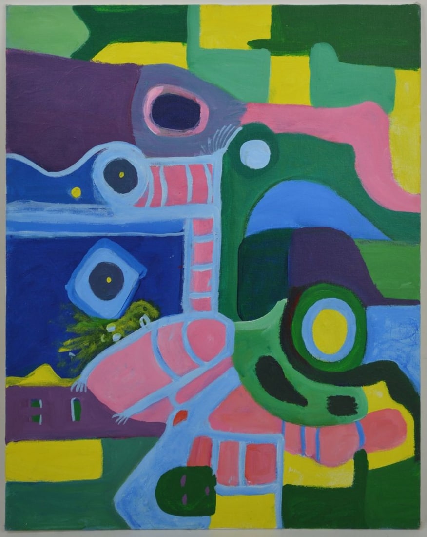 LOUISE ABRAMS ABSTRACT PAINTING (1 of 4)