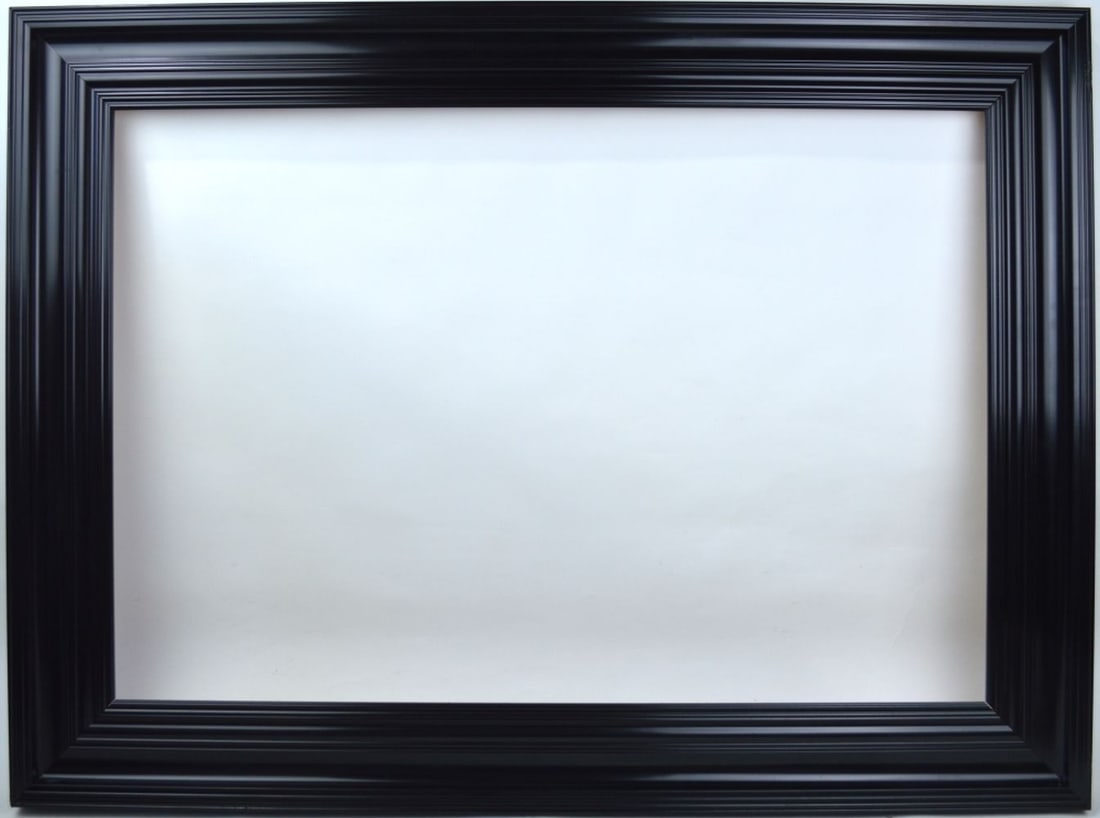 FINE DUTCH OLD MASTER TYPE EBONIZED PAINTING FRAME (1 of 6)