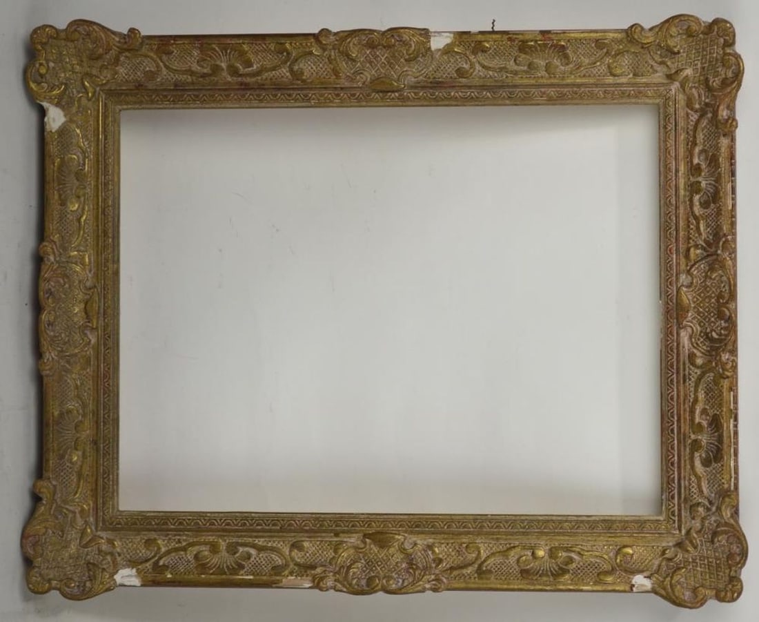 GOOD FRENCH LOUIS XV STYLE GILT PAINTING FRAME (1 of 5)