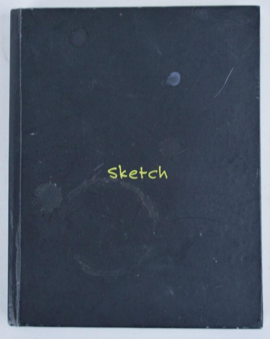 PEMBERTON SKETCHBOOK: Pemberton (US/China 1922-2015). A sketch book containing a couple dozen homoerotic and other sketches. Most in pencil, some with colored pencil / w/c accents. See photos. Measures: 7" x 5 1/2" x 1 1/2
