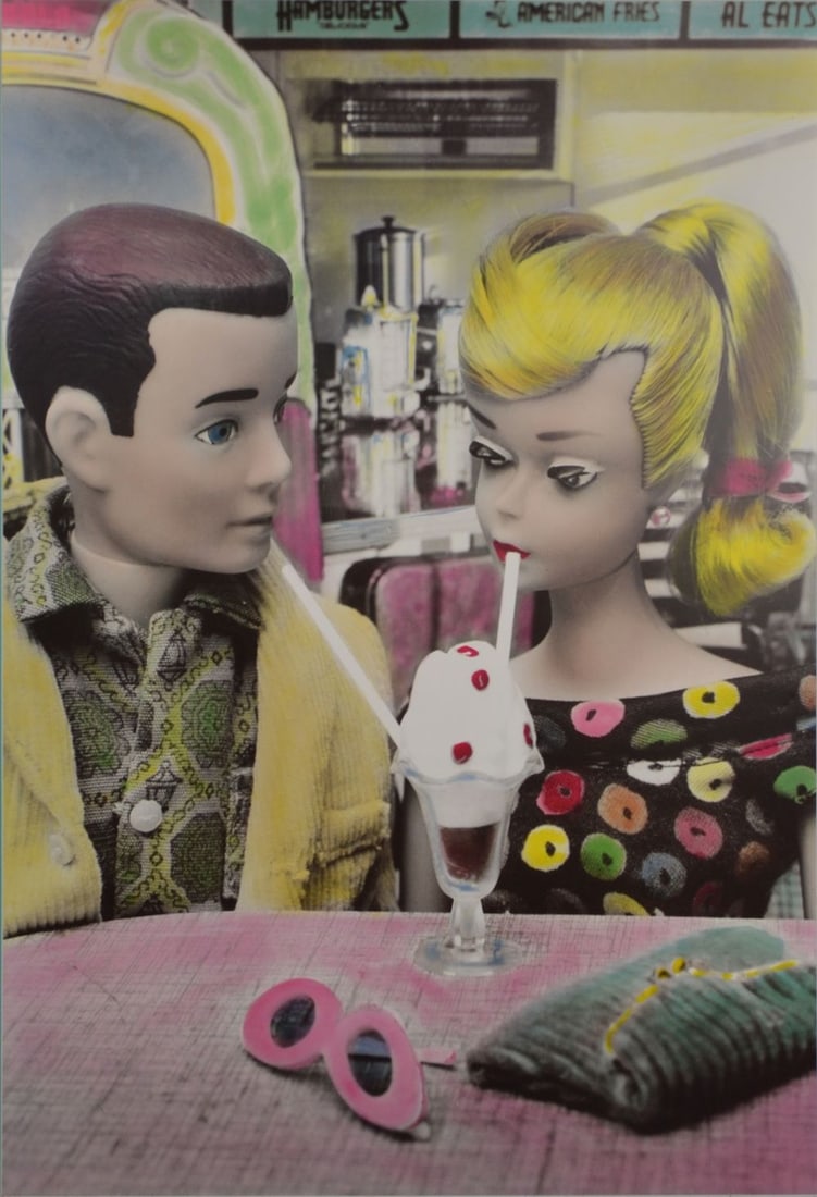 KEN & BARBIE VINTAGE PHOTOGRAPHIC PRINT (1 of 5)