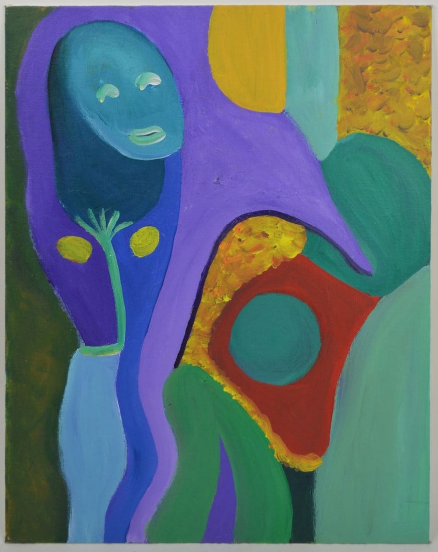 LOUISE ABRAMS ABSTRACT PAINTING (1 of 4)