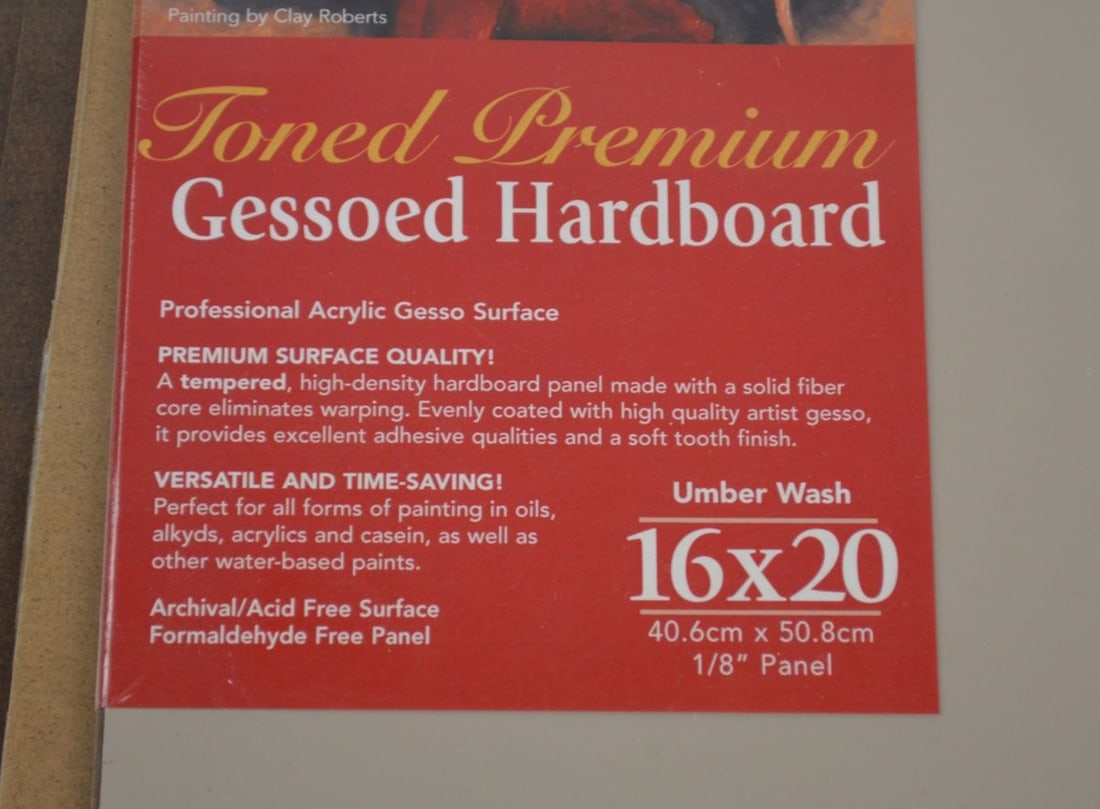 ARTIST PAINTING SUPPLIES 14 GESSOED HARD BOARDS (1 of 4)