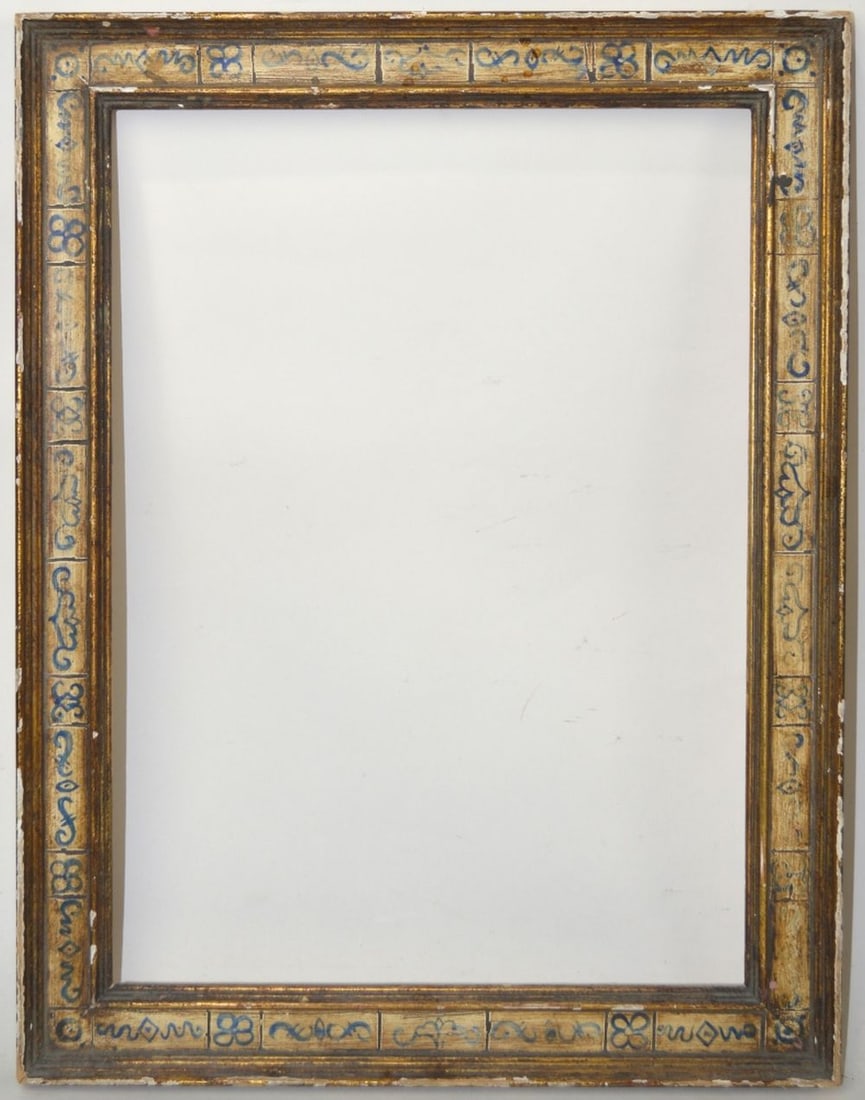 FINE CASSETTA & SCRAFITTO CARVED PAINTING FRAME (1 of 5)