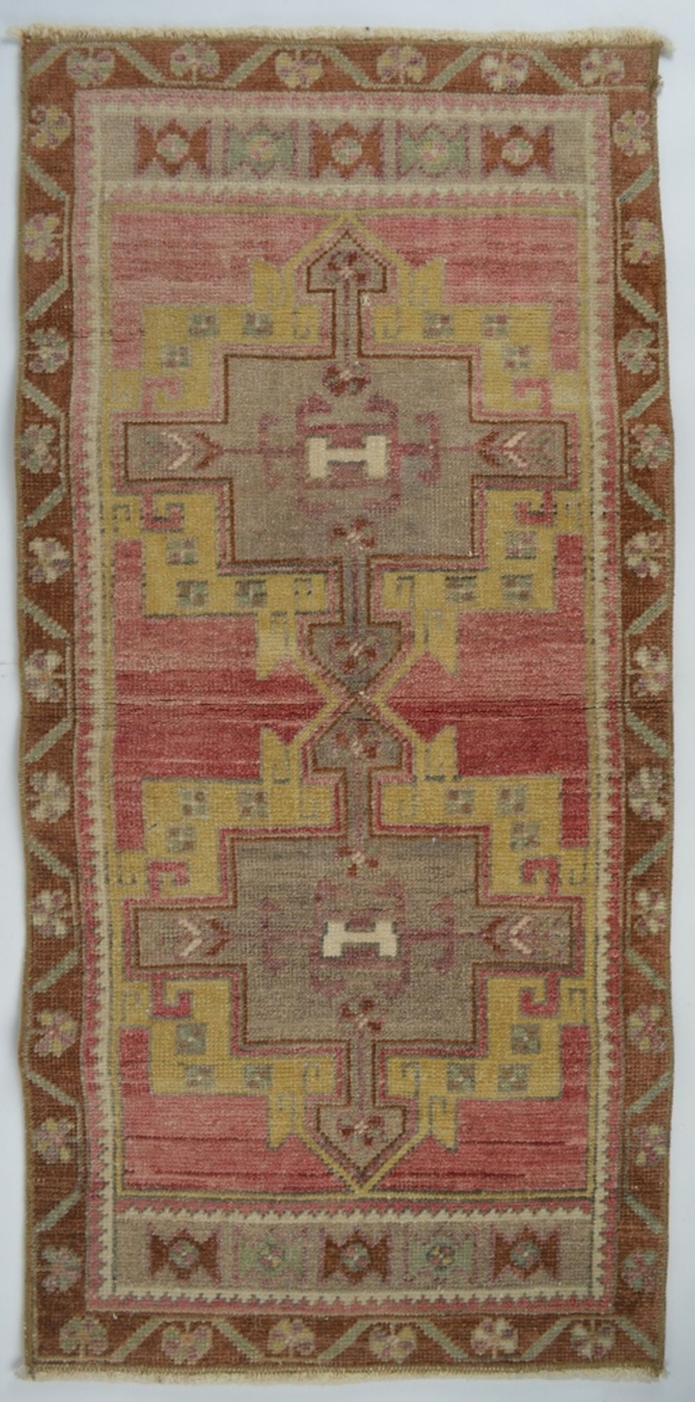 ANTIQUE / VINTAGE ORIENTAL CARPET RUG MAT (1 of 7)