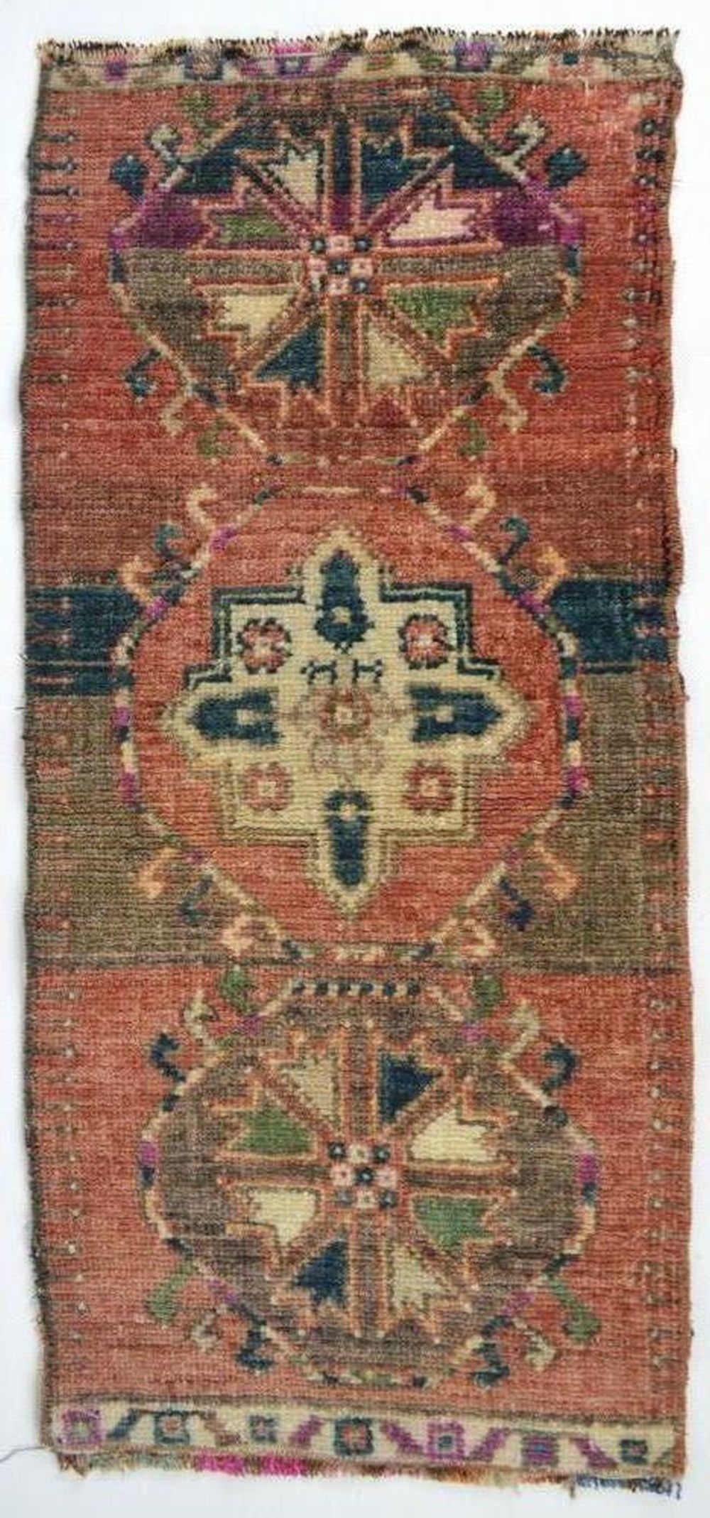 ANTIQUE / VINTAGE ORIENTAL CARPET RUG MAT (1 of 6)