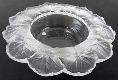 LALIQUE GLASS BOWL SIGNED
