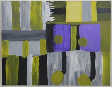LOUISE ABRAMS ABSTRACT PAINTING