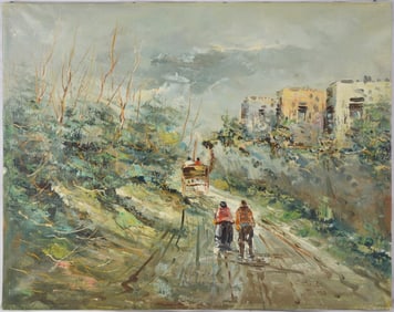 MODERN IMPRESSIONIST PAINTING SIGNED
