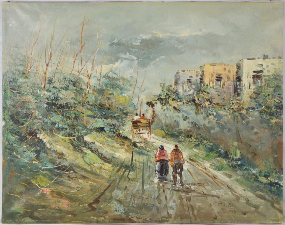 MODERN IMPRESSIONIST PAINTING SIGNED (1 of 4)