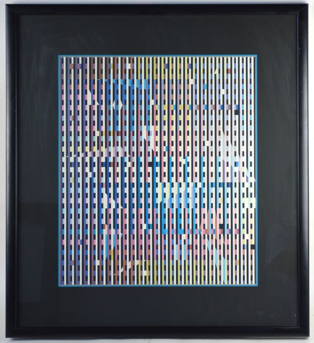 YAACOV AGAM PRINTWORK FRAMED (1 of 5)