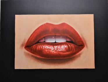 POP ART LITHOGRAPH "LIPS"