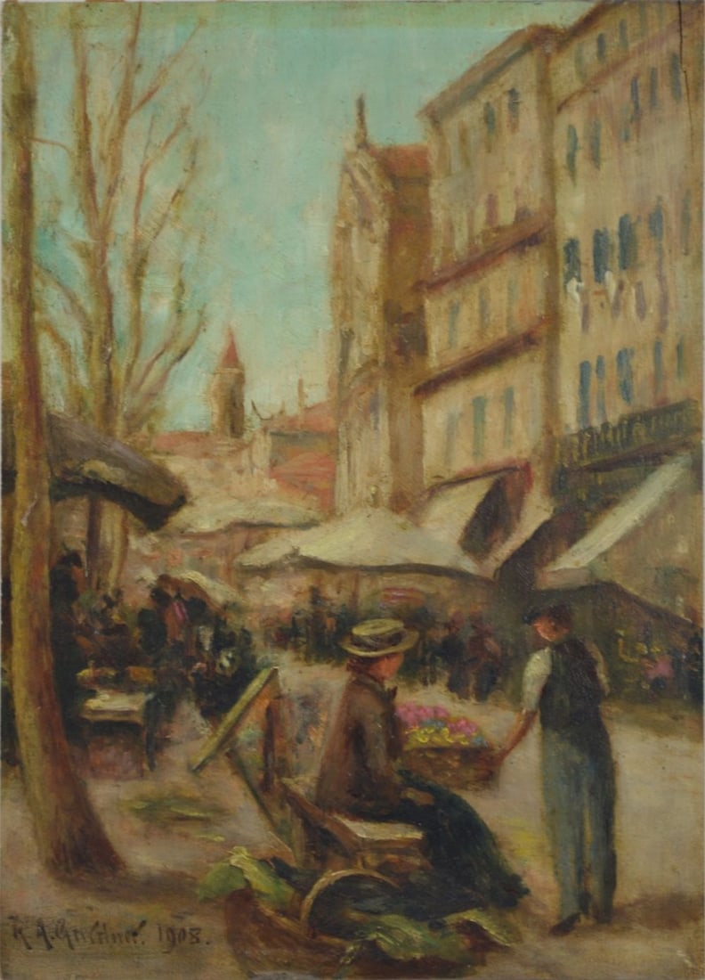 ROBERT GARDNER EUROPEAN IMPRESSIONIST SCENE (1 of 5)
