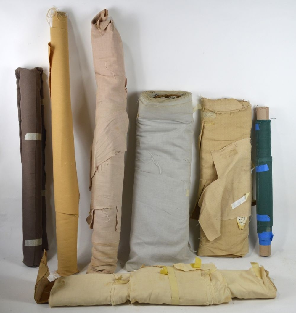 LOT OF FINE FABRICS: Lot of fabrics- most cotton based linen/, etc Length Varies - see Photos