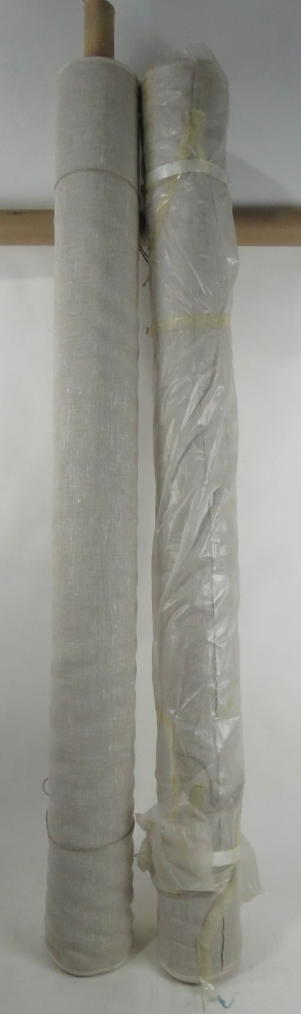 LOT OF FINE LINEN FABRIC BOLTS (1 of 7)