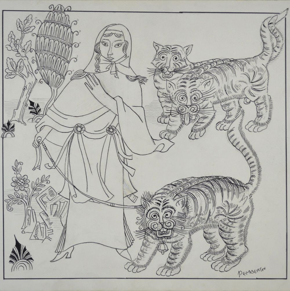 PEMBERTON DRAWING SIGNED (1 of 7)