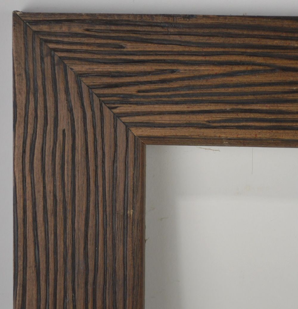 LOT 5 MODERN RUSTIC PATTERN WOOD PAINTING FRAMES: A lot of 5 rustic modern NOS painting frames. Most in original packaging. Ex-artist's estate. Measures: 24 1/4" x 20 1/4" Rabbet: 20" x 16"