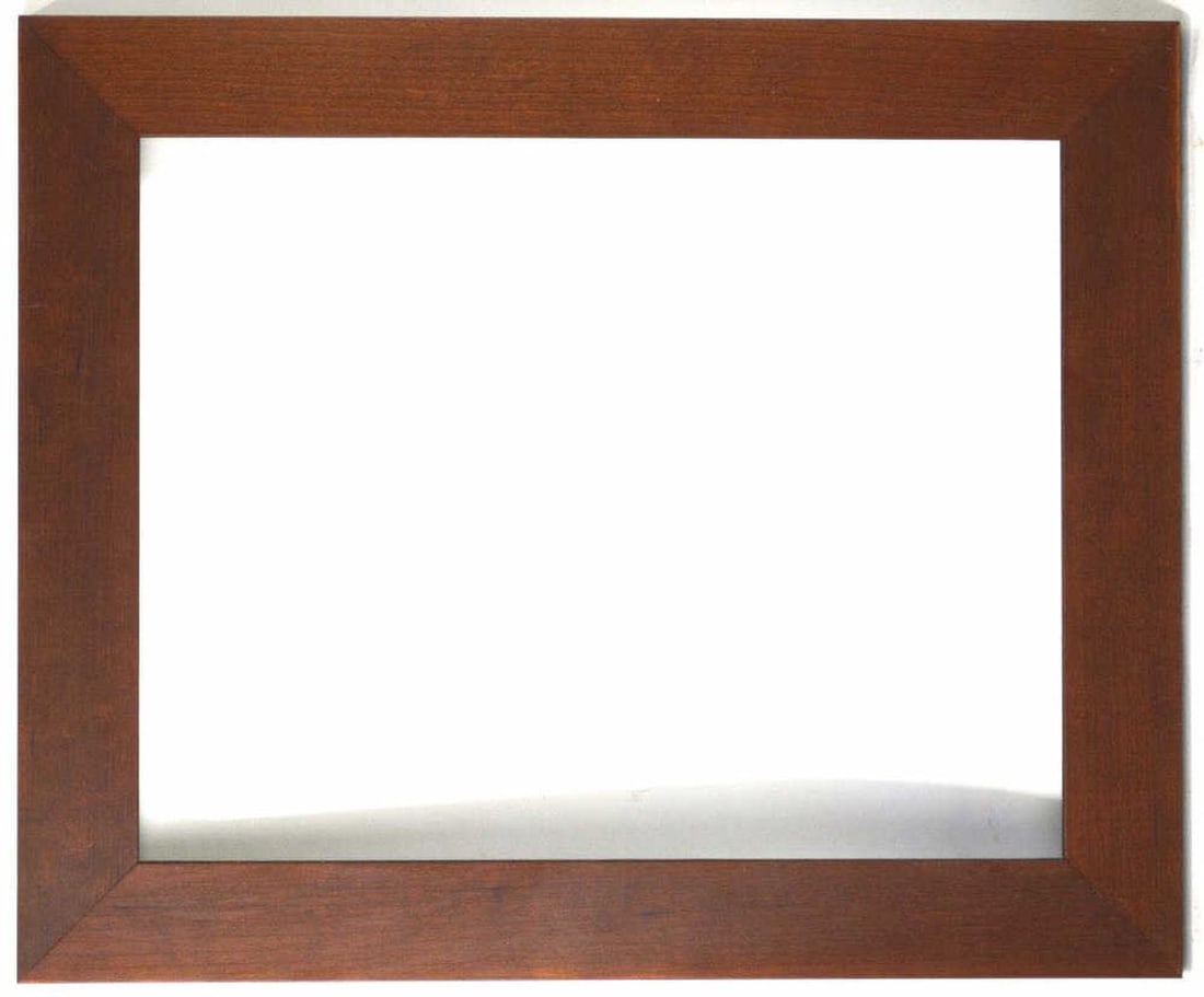 LOT 7 WOOD PAINTING FRAMES: A lot of 7 contemporary painting frames. Ex- artist's estate. Measures: 17 1/4" x 14 1/4" Rabbet: 14" x 11"