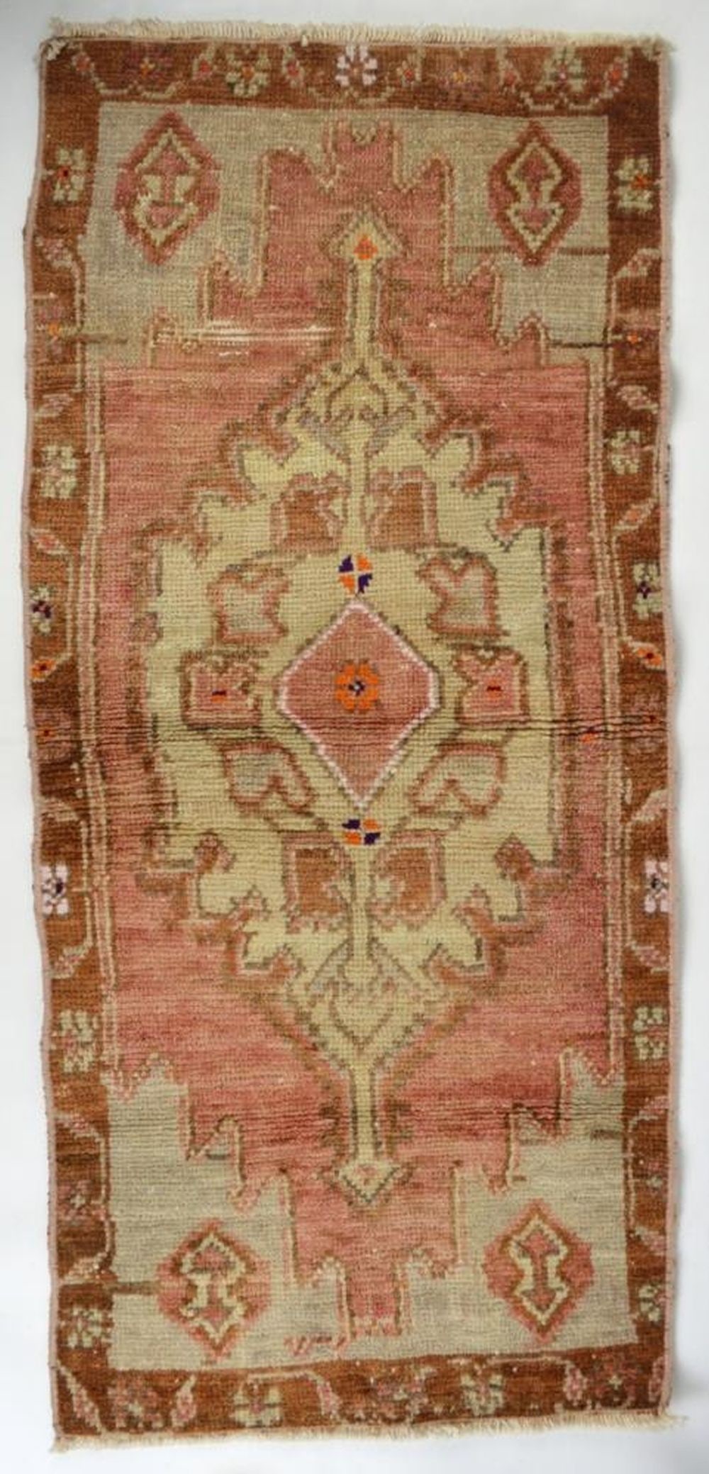 ANTIQUE / VINTAGE ORIENTAL CARPET RUG MAT (1 of 7)