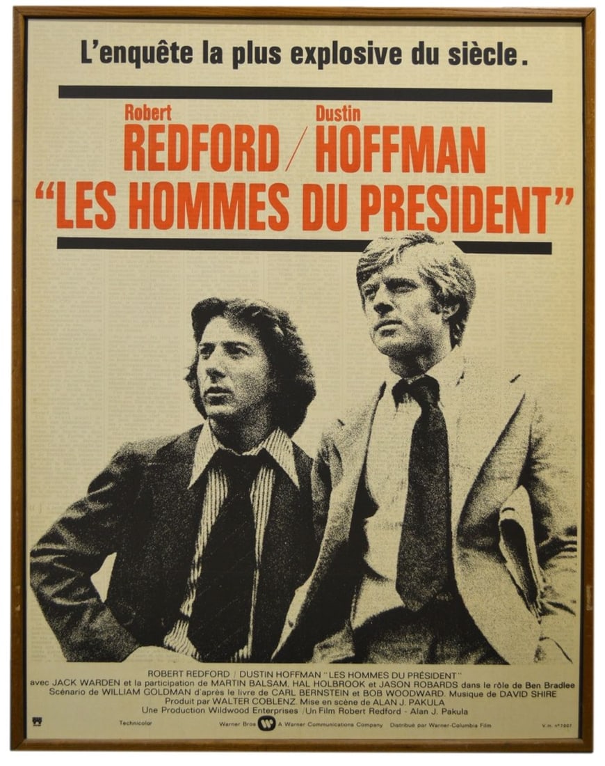 ALL THE PRESIDENTS MEN FRENCH VINTAGE MOVIE POSTER (1 of 5)