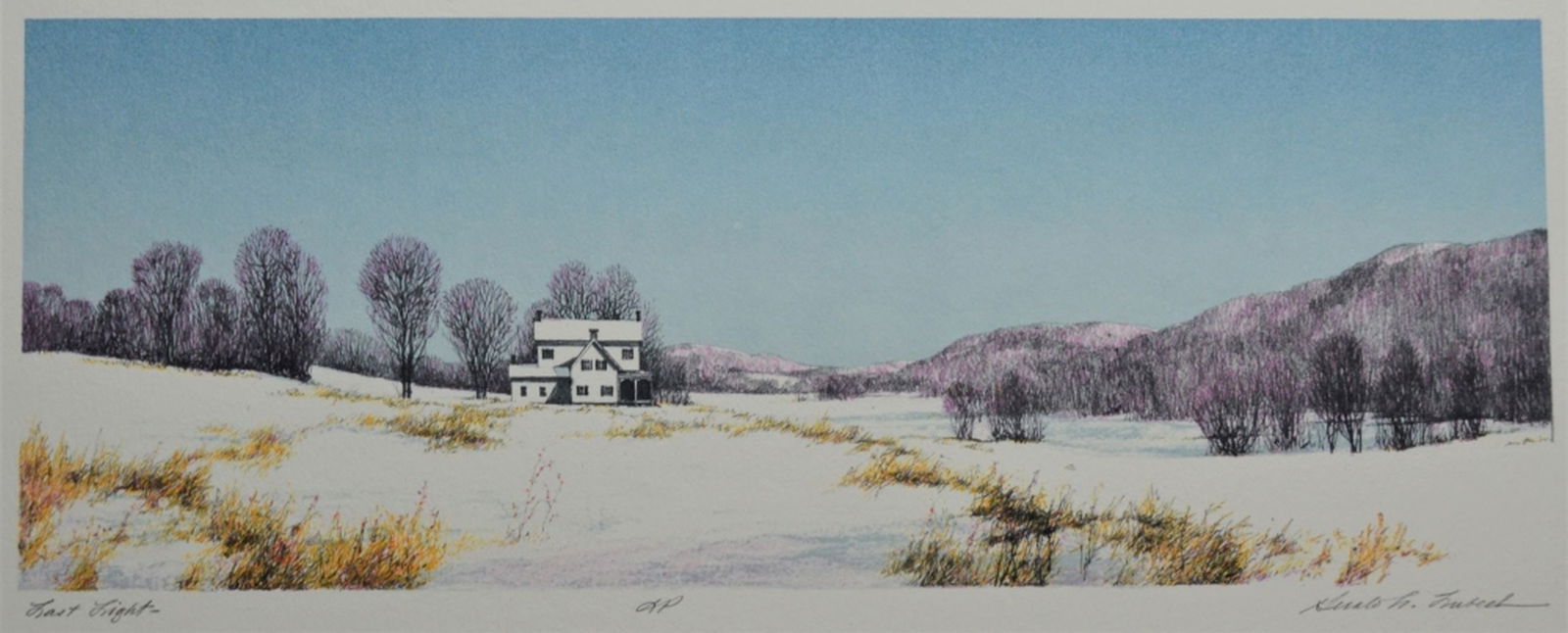 GERALD LUBECK 1942-2019 SIGNED LITHOGRAPH (1 of 5)