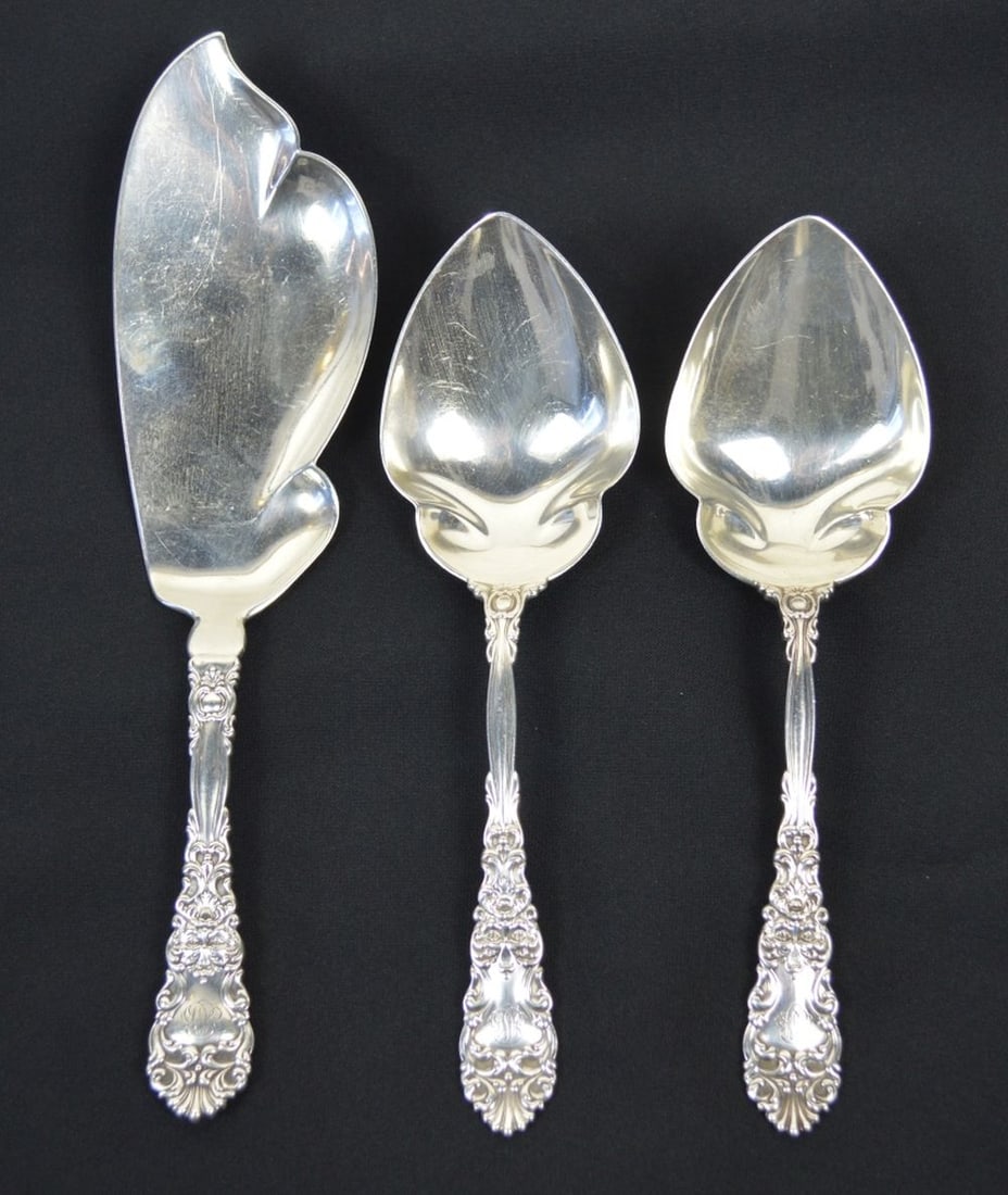 3 PC DOMINICK & HAFF STERLING SILVER SERVING PCS (1 of 4)