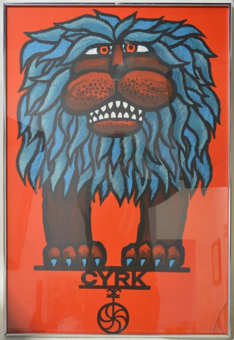 HUBERT HILSCHER CYRK CIRCUS LION POSTER (1 of 6)
